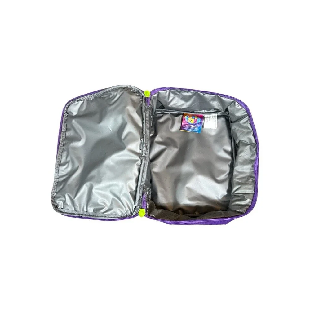 Vintage Lisa Frank Playful Kittens Holographic Cats Lunch Box Zip Canvas